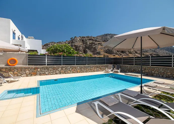 Villa Mariani II - In Lothiarika, Newly Renovated June 2024, Private Pool, Lindos 10 Min, Beach 120M