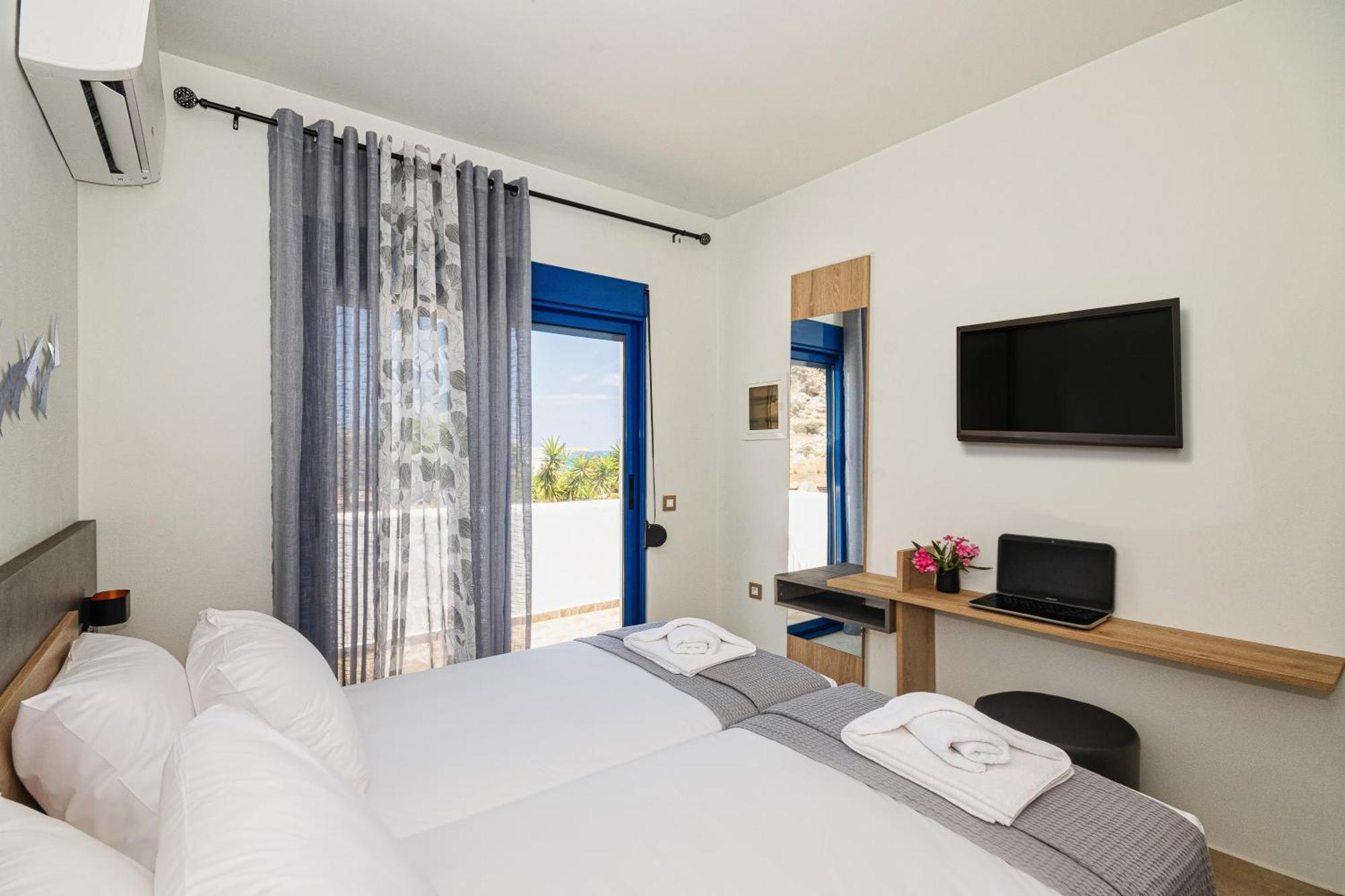 Mariani Ii - In Lothiarika, Newly Renovated June 2024, Private Pool, Lindos 10 Min, 120m *