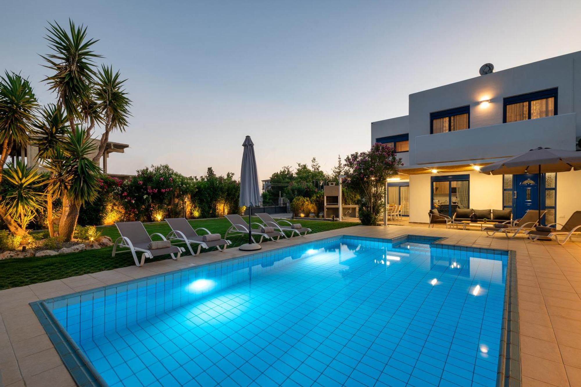 Mariani Ii - In Lothiarika, Newly Renovated June 2024, Private Pool, Lindos 10 Min, 120m Villa Lardos